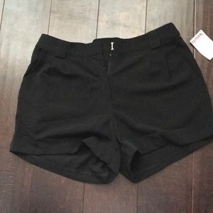 Black dress shorts